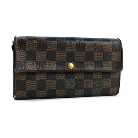 Louis Vuitton Damier Portefeuille Sarah Bi-fold Long Wallet N61724 LOUIS VUIT... - Picture 1 of 9